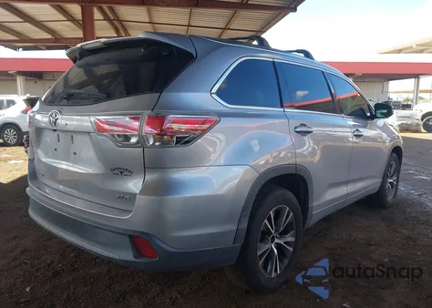 2016 Toyota Highlander Xle V6 из США, поврежденный, VIN 5TDKKRFH5GS175534